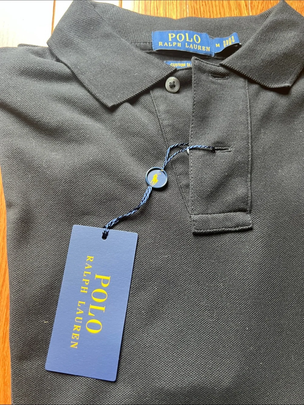 Ralph Lauren Men’s Black Polo with Embroidered Pony